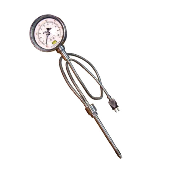 Mechanical Gauge w/12" Stem + 30" Flex 10,000psi J Thermocouple