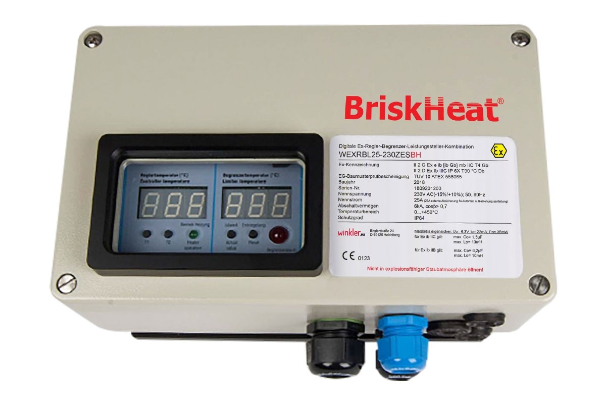 ATEX Temperature Controller/Limiter Combo