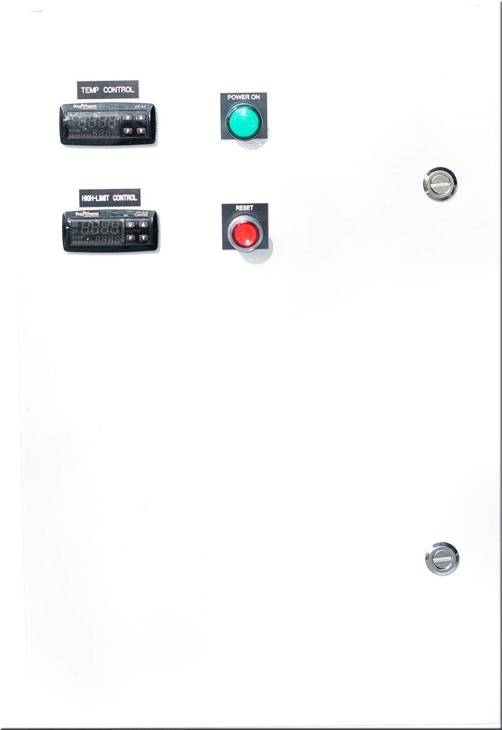 Contactor panel front