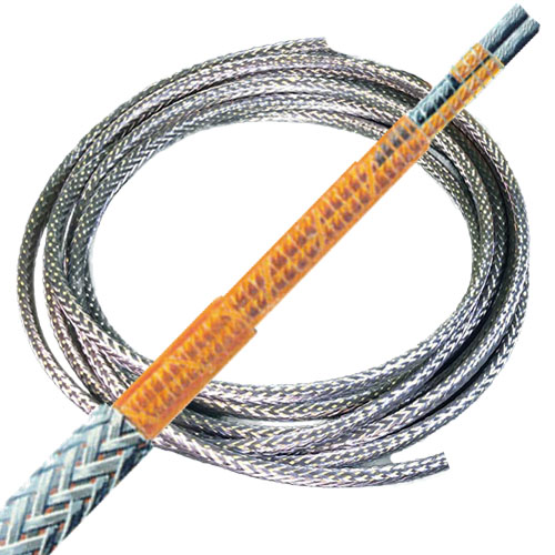 High temp CW heat trace cable braid example