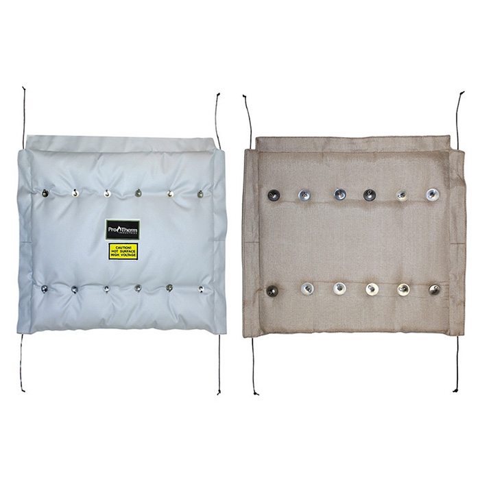 60" x 18" Removable Flange Insulation Jacket - Image 3