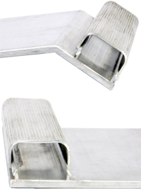 roof and guuter channel close up