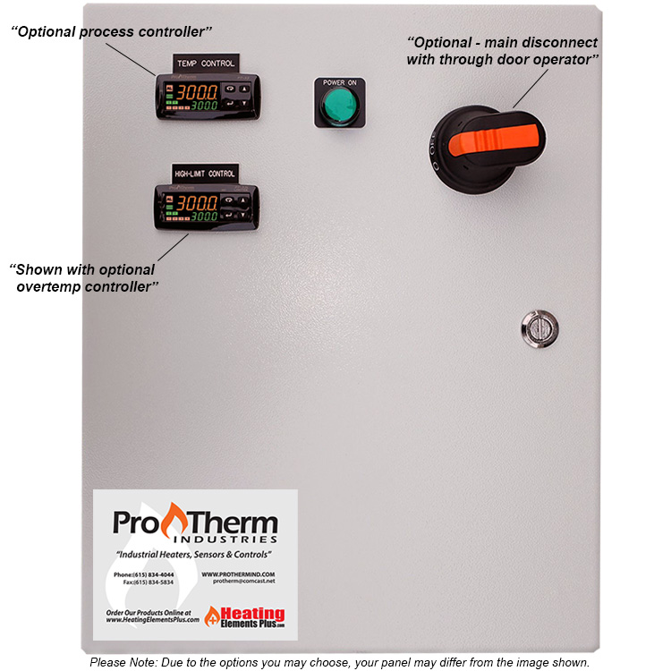 Three Phase Two Leg Zero Fired SSR Power Control Panel