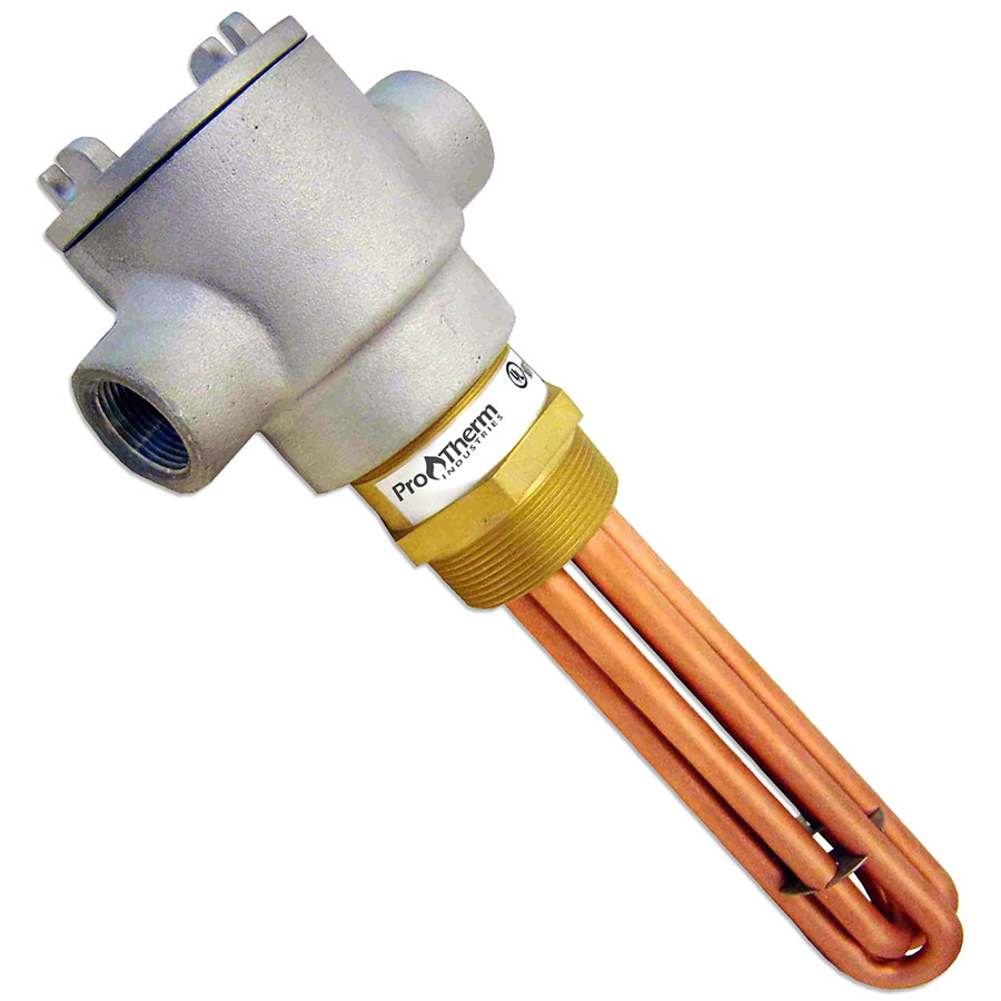 Cooling tower basin heating element