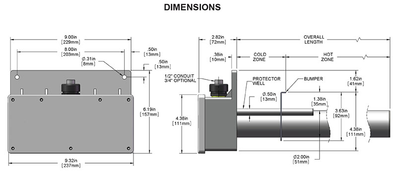Triple Bayonet 12000 watt drawing