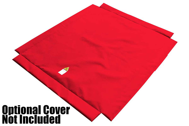Optional cover for 36" wet area tote heater