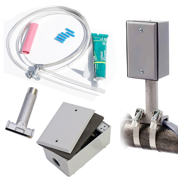 Standoff Tee Splice Kit With Junction Box - Metal