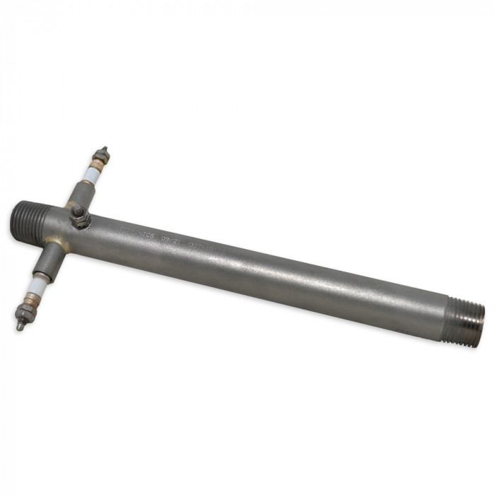 4000W 220V 1/2" NPT In-Line Pipe Air Heater w/ Feedthru Termination