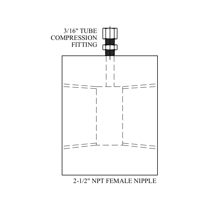 High Volume In-Line Pipe Heater T/C Coupling Assembly - Image 4