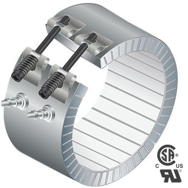 3"D x 1.5"W Ceramic Band Heater 240V 500W