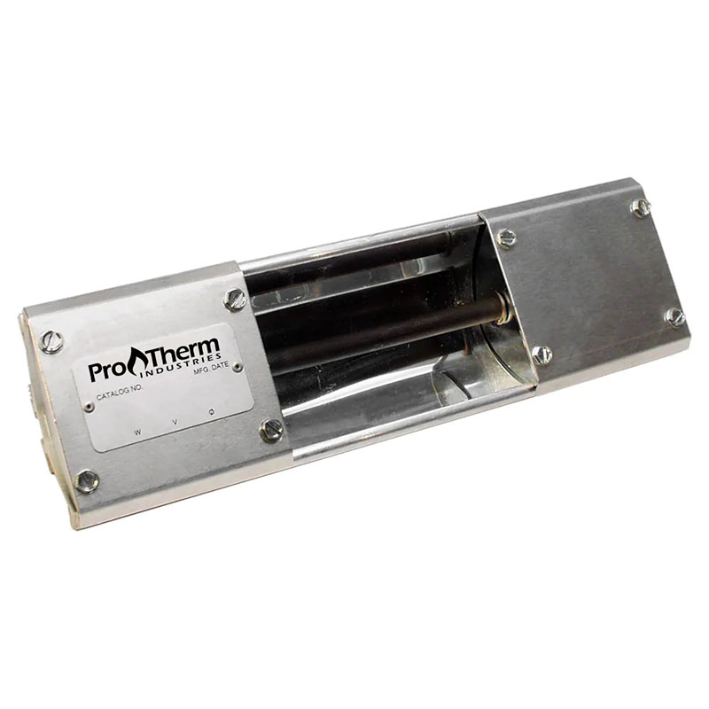 800W 24" Single Element Radiant Process Heater Assembly